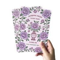 Mélangeurs de tuiles de mahjong roses en PP, ensemble de cartes de mélange de tuiles de mahjong, accessoires de mahjong pour mélanger et remuer les tuiles