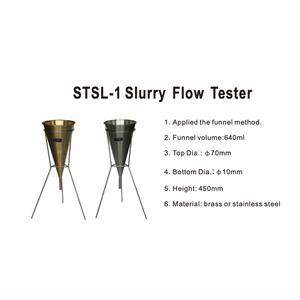 Testeur de fluide de ciment <span class=keywords><strong>STSL</strong></span>-1, appareil d'essai de fluidité du coulis pour laboratoire de construction - Product Image 4