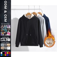 Fabricants de vêtements personnalisés 520 grammes hiver polaire épaissie sweat à capuche décontracté chaud ample à manches longues veste haut
