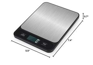 Báscula de Cocina Inteligente para Pesar Alimentos, Precisa, de Acero Inoxidable, 5kg/10kg - Product Image 3