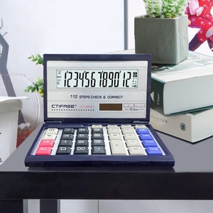 CT-8855V CTIFREE เครื่องคิดเลขวิทยาศาสตร์แบบตั้งโต๊ะ พลาสติก พลังงานแสงอาทิตย์ 12 หลัก - Product Image 6