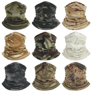 Personalizado Camo Deporte Senderismo Ciclismo Secado rápido A prueba de viento Malla Cuello Polaina Tubo <span class=keywords><strong>Bandana</strong></span> - Product Image 1