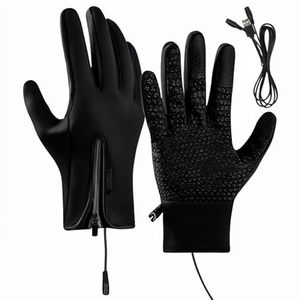 Gants de ski et snowboard personnalisés, imperméables, thermiques, mitaines d'hiver, compatibles écran tactile, chauds, en tissu Oxford, pour sports de plein air, avec fermeture éclair, ensemble d'équipement pour la neige - Product Image 1
