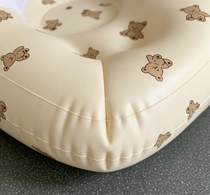 Siège gonflable pour bébé en gros, motif ours de dessin animé mignon, en PVC, pour apprendre à s'asseoir, <span class=keywords><strong>bain</strong></span>, alimentation, usage domestique - Product Image 4