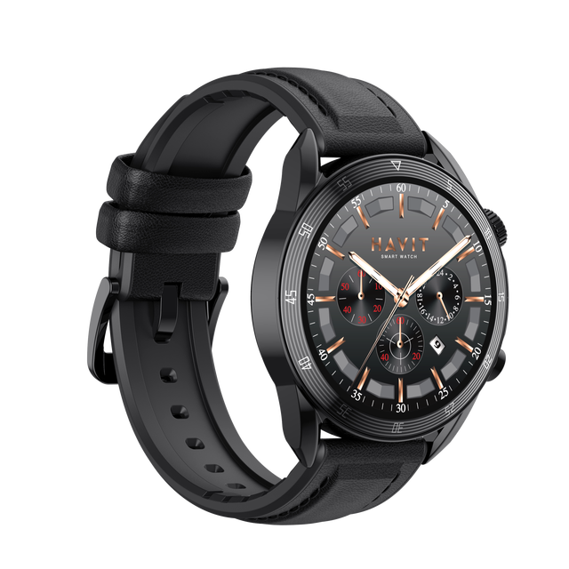 Havit M9030 PRO Blood Oxygen Body Temperature Wireless Charging Digital Watches IP68 Waterproof High Resolution Smart Watch