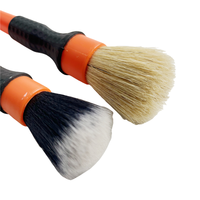 Master Car pro Lot de 2 brosses de détail ultra douces à poils souples pour le lavage intérieur de voiture avec sac d'emballage Opp