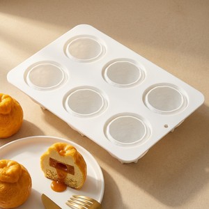 Molde de Silicona para Hornear con Forma de Naranja Mandarina 3D de 6 Cavidades, Moldes de Silicona para Pudín de Frutas, para Hornear Pasteles, Mousse y Tartas - Product Image 5