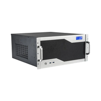 Boîtier de serveur 19 pouces 5U à montage en rack, profondeur réduite de 500 mm, avec 2 ventilateurs 12025 et 8 emplacements PCIe pleine hauteur