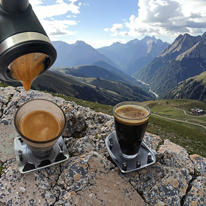 Mini machine à expresso portable manuelle - Machine à café portative 15 bars de pression pour café moulu, OEM/ODM disponible - Product Image 3