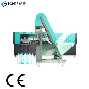 LS-A6 High Speed 6 Cavity Servomotor Volautomatische Pet Stretch Blow Moulding Machine Fabrikant Voor 100Ml Tot 2l Pet Flessen