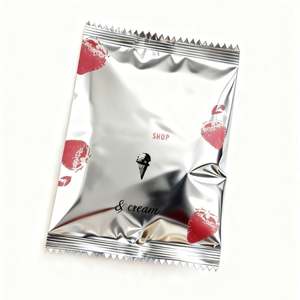 Custom LOGO Silver Poly Mailing <b>Bag</b> Metallic <b>Clothing</b> Polybag T-shirt Shipping <b>Bag</b> for Delivery - Product Image 2