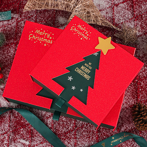New Style <strong>Large</strong> Size Red <strong>Christmas</strong> Clamshell Gift <strong>Box</strong> Luxury Two-Door Double Open Cardboard Gift <strong>Box</strong> for <strong>Christmas</strong> <strong>Eve</strong> Present - Product Image 4
