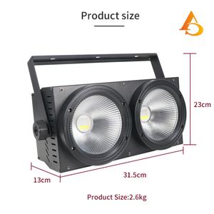 Éclairage de scène professionnel, projecteur LED à 2 yeux pour public, 200W, projecteur COB - Product Image 4