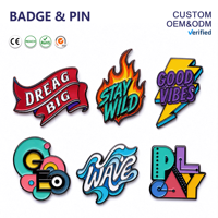 Créez votre propre design de pin's en métal émaillé souple