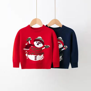 Pull pour enfants à motif dinosaure, nouvelle collection automne-hiver américaine, cardigan pour garçons et filles pour Noël - Product Image 1