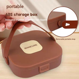 Ensemble <span class=keywords><strong>de</strong></span> coupe-<span class=keywords><strong>ongles</strong></span> anti-éclaboussures 7 en 1, design valise, kit <span class=keywords><strong>de</strong></span> manucure et pédicure haut <span class=keywords><strong>de</strong></span> gamme, étui <span class=keywords><strong>de</strong></span> transport, outils pour femmes, hommes, maison, voyage - Product Image 5