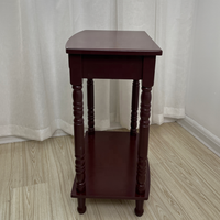 Nizza Stil Vintage Massivholz Schrank Beistell tisch Nachttisch mit Schublade für Schlafzimmer Wohnzimmer