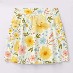 Image personnalisée Jupe de golf en polyester pour femme Short de tennis respirant avec logo sur le devant Poches à la taille de l'équipe OEM d'entraînement de grande taille - Product Image 4