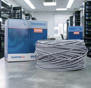 Cable de Red Surxin CAT <span class=keywords><strong>6</strong></span> <span class=keywords><strong>Ethernet</strong></span> de 4 Pares, Cable LAN Cat6 24AWG, 305m, Impermeable, con Cubierta de PE/PVC - Product Image 6