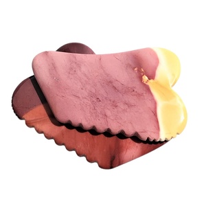 Gua sha-tabla para el cuidado de la belleza corporal, mookaite, <span class=keywords><strong>jaspe</strong></span>, piedras de masaje, guastone con pinchos - Product Image 3