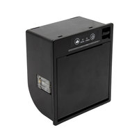 Cashino-Impresora térmica de recibos de 58mm, panel integrado RS232/USB/TTL, cortador automático de extremo cercano