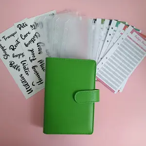 Stock Various Cash Envelopes For Green Budget Binder Budgeting A6 Wholesale Leather Budget Binder