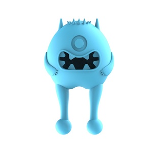 <strong>Personalised</strong> Treat Dispenser Blue Monster <strong>Dog</strong> <strong>Toy</strong> - Product Image 6