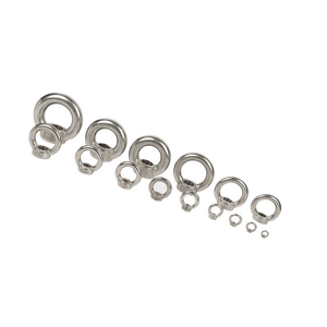 Tuercas de elevación con anillo de acero inoxidable A2 DIN582 M5 M6 M8 M10 M12 M14 M16 M18 M20 <span class=keywords><strong>M22</strong></span> M24 - Product Image 4