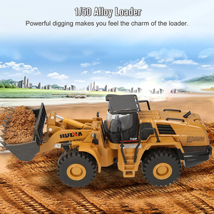 Moulage sous pression ingénierie camion bulldozer Construction voiture Machine 1/50 plein <span class=keywords><strong>métal</strong></span> alliage moulé sous pression Bulldozer jouets SJY-1714-2 1:50 échelle - Product Image 3