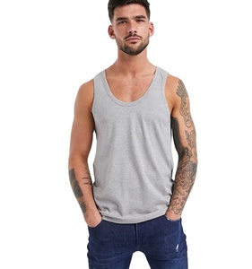 2025 Custom high quality New Fashion Hot Selling High Quality Fabric Plain Simple <b>Slim</b> Fit Fitness Sport Tank Top - Product Image 1