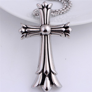 <b>Cross</b> Stainless Steel Pendant 25mm Themed Unisex Gift Jewelry with 60cm <b>Chain</b> - Product Image 5