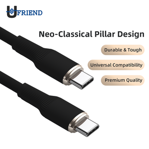 Cable de Carga Rápida de Silicona Líquida con Diseño de Columna Romana y Núcleo de Cobre Puro (Tipo-C a Tipo-C) para Teléfonos Móviles - Product Image 3