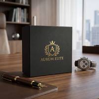 Boîte d'invitation exclusive pour événement, artisanat haut de gamme, papeterie pour dîner VIP avec fermeture magnétique