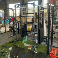 WENDY Appareil de fitness professionnel unisexe tout-en-un, machine Smith multifonctionnelle en acier