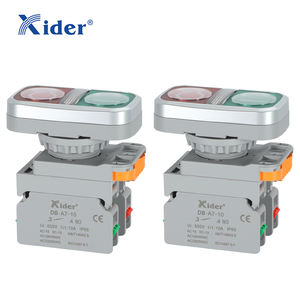 Xider DB-A7-R11F प्लास्टिक डबल फ्लश बटन क्षणिक पुश बटन स्विच - Product Image 4