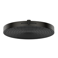 Douche suspendue minimaliste 3-en-1 pour la vente en gros B2B, avec panneau de 12 pouces et pommeau de douche rond aux fonctions pluie, cascade et brume