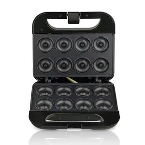 <b>Mini</b> Donut Maker 8 Doughnuts Easy Clean Home Use <b>Cake</b> Machine <b>for</b> Snacks Dessert Black 850w - Product Image 3