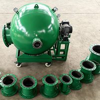 Tambour d'inversion pneumatique CIPP DN60 150mm 0.25MPa pour la réhabilitation de canalisations d'égouts sans tranchée, protection contre la rouille