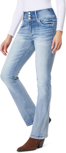 Venta al por mayor de jeans surtidos para mujer en diferentes tallas y lavados, pantalones de mezclilla para negocios minoristas, mezcla aleatoria. - Product Image 5