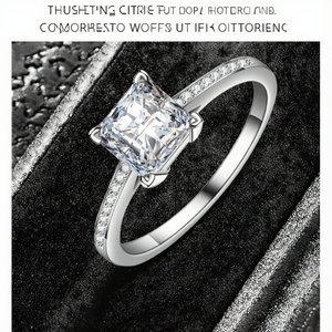 Bague de mariage classique en moissanite pour femme, nouvelle tendance, ensemble de bijoux assortis - Product Image 3