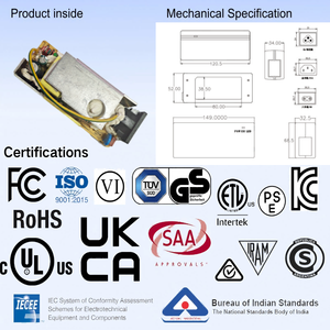 Myixi AC DC 13V 6A 15V 5A 35V 2.12a 12V 6A 14.4V 5A 36V 2A 35V 2A 24V 3AMP Power Adapter 78W 75W 74W 72W 70W - Product Image 4