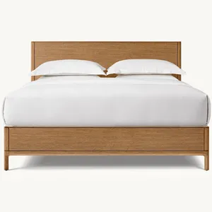 Factory Direct Sale Indian Style Furniture Bedroom Queen Size Solid Wood Wood Bed Furniture