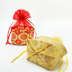 Sanas Linen <b>Draw</b> <b>String</b> Gift <b>Bag</b> Professional Designer Christmas Packaging Factory Direct Sale for Promotions - Product Image 4
