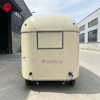 Cogsun Promotion Chariot de Restauration Mobile Blanc de Dubaï pour Café et Fast-Food