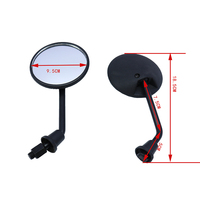 SH-2543 Rétroviseur latéral de moto en plastique de haute qualité pour le sport