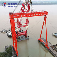Grue portique de construction navale certifiée CE de 150 tonnes pour le levage de blocs de navires, l'assemblage de navires et la construction marine