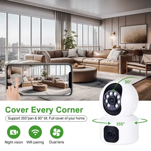 Bé giám sát máy ảnh trong nhà 1080p Giám sát Ptz wifi <span class=keywords><strong>ip</strong></span> máy ảnh tầm nhìn ban đêm thông minh CCTV Camera An Ninh - Product Image 5