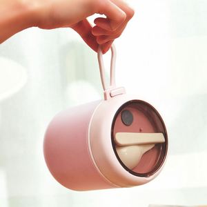Lonchera Portátil para Estudiantes, Sellada, de Acero Inoxidable 304, Taza para Sopa Apta para Microondas, de Alta Calidad, Fácil de Limpiar, 300ml-1500ml, Rosa, Personalizable - Product Image 3
