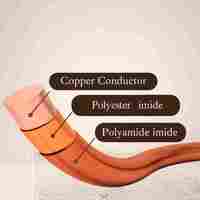 Alambre de Cobre Esmaltado de Alta Frecuencia Recubierto de Seda de 0.03mm 0.05mm 0.08mm 0.1mm 0.2mm para Uso Industrial