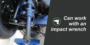 Extractor de resorte amortiguador de mordazas ajustables MacPherson con cerraduras de seguridad Compresor de resorte helicoidal para piezas de suspensión - Product Image 5